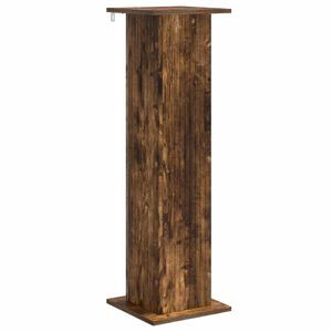 vidaXL Plant Stand Smoked Oak 30.5 x 30 x 100.5 cm Engineered Wood