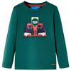 vidaXL Kids' T-shirt with Long Sleeves Green 128