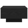 vidaXL Coffee Table Black Oak 55 x 55 x 31 cm