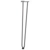 vidaXL hairpin legs for console tables for Console Table 4 pcs Natural Steel 72 cm Solid Steel