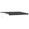 vidaXL Anthracite 4.5 x 3.5 m Polyester with PU coating