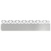 vidaXL Lawn Edgings 30 pcs 103 x 0.05 x 22 cm Galvanised Steel Silver