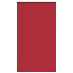 vidaXL Roller Blind Blackout Red 125x210 cm Fabric Width 121.6 cm Polyester