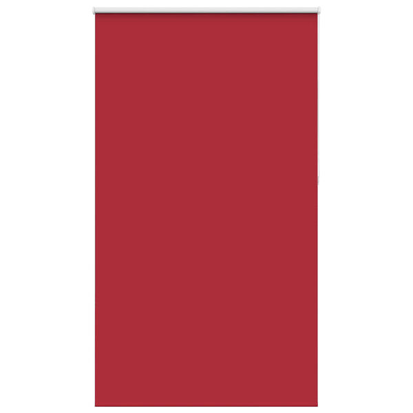 vidaXL Roller Blind Blackout Red 125x210 cm Fabric Width 121.6 cm Polyester