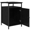 vidaXL Bedside Cabinet Black Oak 40 x 42 x 60cm Engineered Wood