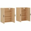 vidaXL Wall Mounted Cabinets 2 pcs Sonoma Oak 69.5x34x90 cm
