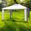 vidaXL Canopies White 3 x 4 x 2.73 m Fabric