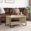 vidaXL Coffee Table Sonoma Oak 75x51x40 cm Engineered Wood