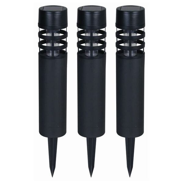 Luxform Solar LED Garden Light Montelimar 3 pcs Black