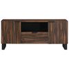 vidaXL TV Units with Drawer Walnut 105 x 33 x 46 cm Engineered wood