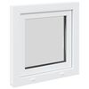 vidaXL Basement Window "RISOR" 60x60 cm Tilt&Turn DIN Right White
