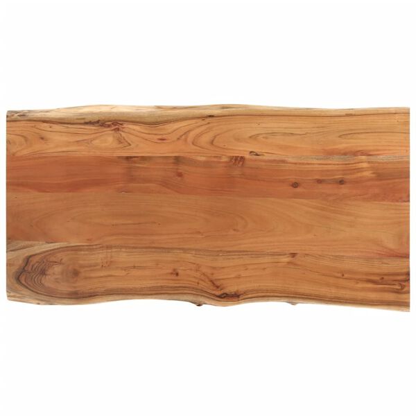 vidaXL Table Top 80x40x2.5 cm Rectangular&nbsp;Solid Wood Acacia Live Edge