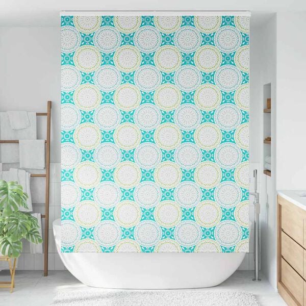 vidaXL Shower Roller Blind with Cassette 150x240 cm Fabric Width 146 cm