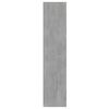 vidaXL Book Cabinet/Room Divider Grey Sonoma 60x30x135 cm Engineered Wood
