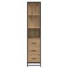 vidaXL Bathroom Furniture Set Artisan Oak 35 x 37.5 x 166 cm