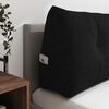 vidaXL Back Pillow Black 160 x 24 x 50 cm Fabric