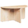 vidaXL Coffee Table 2 pcs Natural Solid pine wood