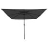 vidaXL Garden Parasol Anthracite and Black 295 x 295 x 245 cm