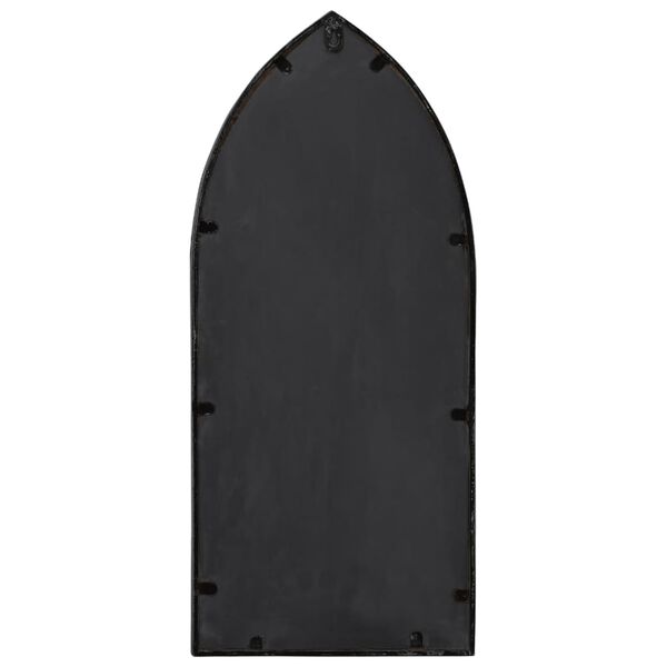 vidaXL Mirror Black 70x30 cm Iron for Indoor Use