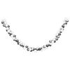 vidaXL Christmas Balls Garland White and Grey 175 cm Polystyrene