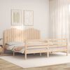 vidaXL Bed Frame without Mattress Super King Size Solid Wood