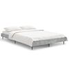 vidaXL Bed Frame without Mattress Concrete Grey 120x190 cm Small Double