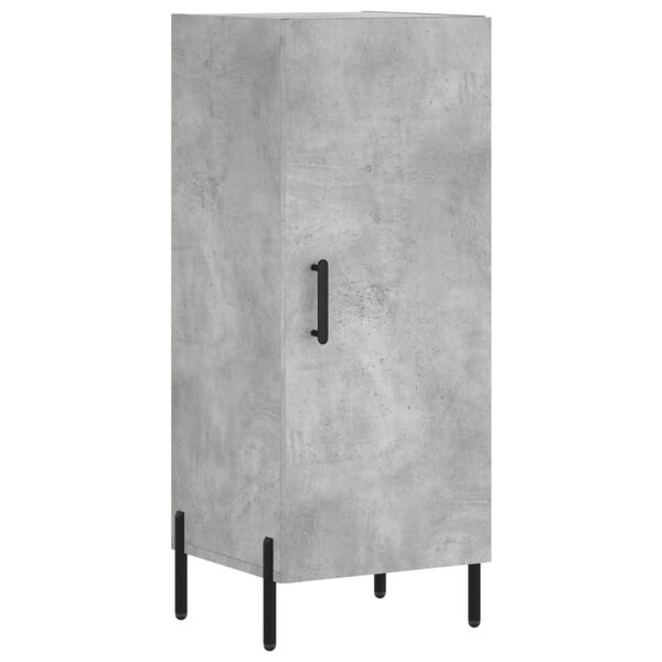 vidaXL Sideboard Concrete Grey 34.5x34x90 cm Engineered Wood