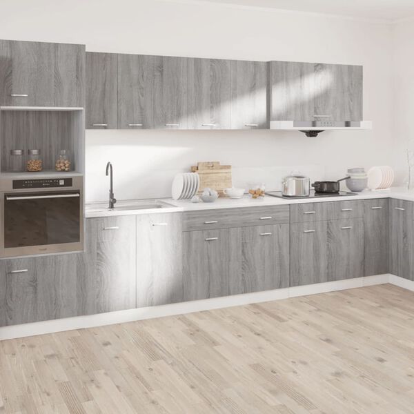 vidaXL Drawer Bottom Cabinet Lyon Grey Sonoma 50x46x81.5 cm Engineered Wood