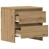 vidaXL Bedside Cabinet Artisan Oak 45 x 34 x 44.5 cm Engineered Wood