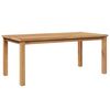 vidaXL Coffee Table Brown 110 x 55 x 45 cm Solid Teak Wood