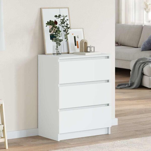 vidaXL Sideboard White 60x35x76 cm Engineered Wood