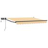 vidaXL Manual Retractable Awning with LEDs 3.5 x 2 m