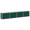 vidaXL Raised Garden Bed Green 320 x 40 x 55 cm cold-rolled steeel
