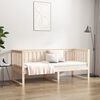 vidaXL Day Bed without Mattress 75x190 cm Small Single Solid Wood Pine