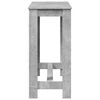 vidaXL Bar Table Concrete Grey 102x50x103.5 cm Engineered Wood