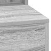 vidaXL Dressing Table Grey Sonoma 100 x 41 x 135 cm Engineered Wood