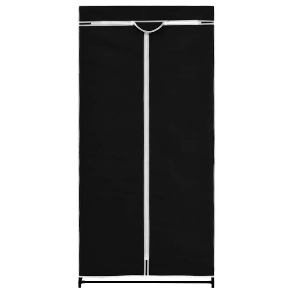 vidaXL Wardrobe Black 75x50x160 cm