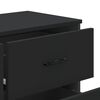 vidaXL Chest of Drawers Black 91x35.5x74.5 cm Engineered wood