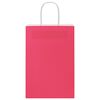 vidaXL Paper Bags 50 pcs with Handles Pink 21x11x31 cm