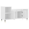 vidaXL TV Cabinet White 100x35x55 cm Engineered Wood