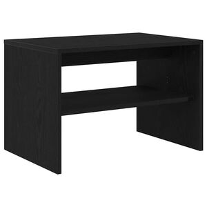 vidaXL TV Cabinet Black Oak 60x40x40 cm Engineered Wood