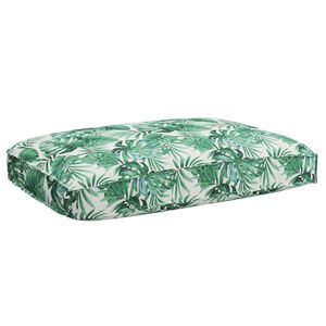vidaXL Pallet Cushion for suitable for Seat Floral Leaf pattern