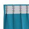vidaXL Blackout Curtains with Rings 2 pcs Turquoise 260 x 140 cm