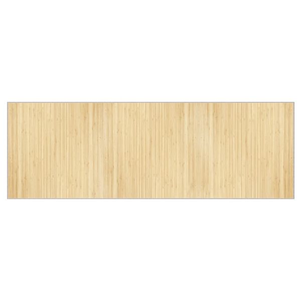 vidaXL Rug Rectangular Light Natural100x300 cm Bamboo