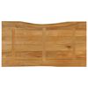 vidaXL Table Top 100x60x3.8 cm Live Edge Solid Wood Mango