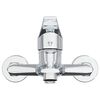 vidaXL Shower Mixer Tap Chrome G 1 / 2 inches