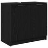 vidaXL Bathroom Cabinet Black Oak 64.5 x 33.5 x 59 cm Engineered Wood