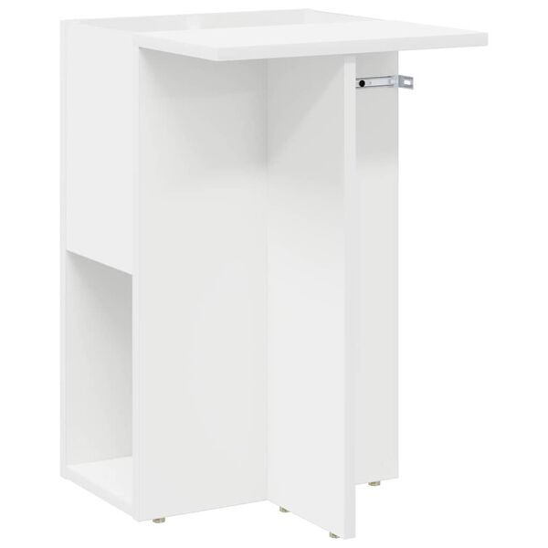 vidaXL End Table White 35 x 40 x 55 cm Engineered Wood