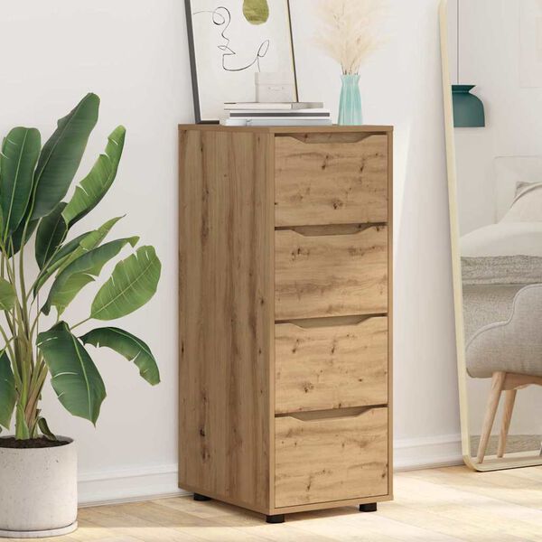 vidaXL Storage Cabinet Artisan Oak 40 x 48 x 105 cm Engineered Wood