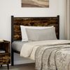 vidaXL Replace Headboard Smoked Oak 107 cm Engineered Wood and Steel
